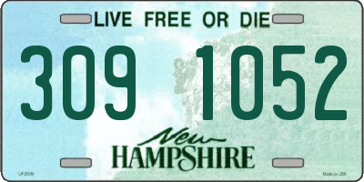 NH license plate 3091052