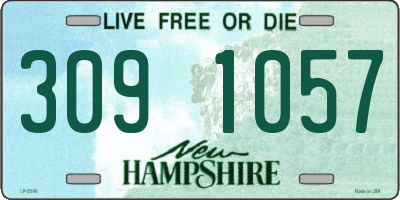 NH license plate 3091057