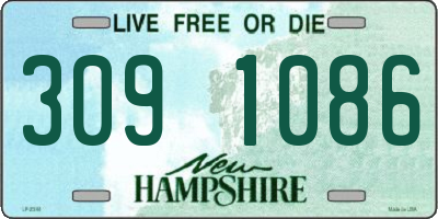 NH license plate 3091086