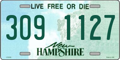 NH license plate 3091127