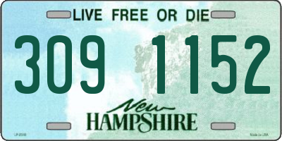 NH license plate 3091152