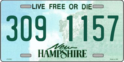 NH license plate 3091157