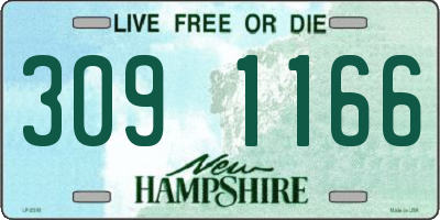 NH license plate 3091166