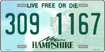 NH license plate 3091167