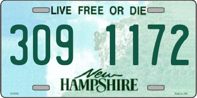 NH license plate 3091172
