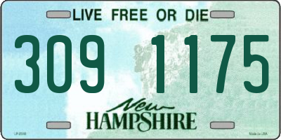 NH license plate 3091175