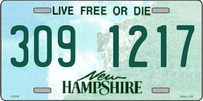 NH license plate 3091217