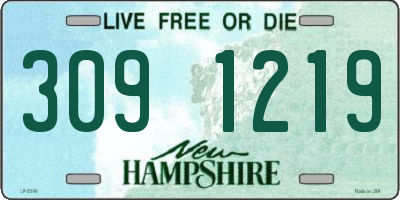 NH license plate 3091219