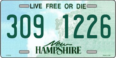 NH license plate 3091226