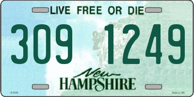 NH license plate 3091249