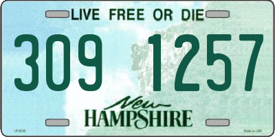 NH license plate 3091257