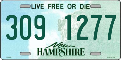 NH license plate 3091277