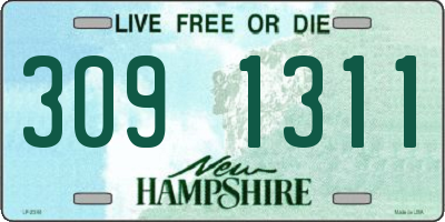 NH license plate 3091311