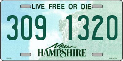 NH license plate 3091320