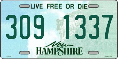 NH license plate 3091337