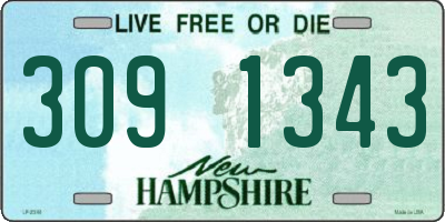 NH license plate 3091343