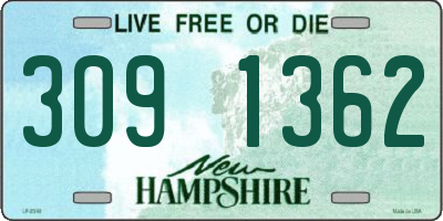 NH license plate 3091362