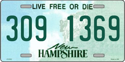NH license plate 3091369