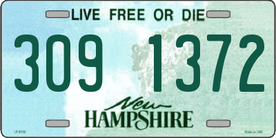 NH license plate 3091372