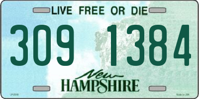 NH license plate 3091384