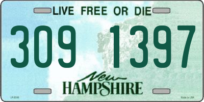 NH license plate 3091397