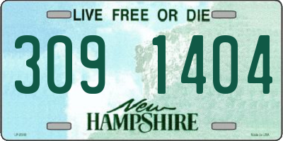 NH license plate 3091404