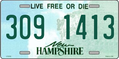 NH license plate 3091413