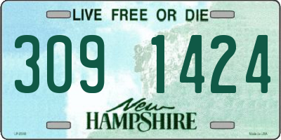 NH license plate 3091424