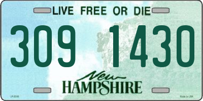 NH license plate 3091430