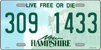 NH license plate 3091433