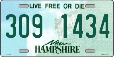 NH license plate 3091434