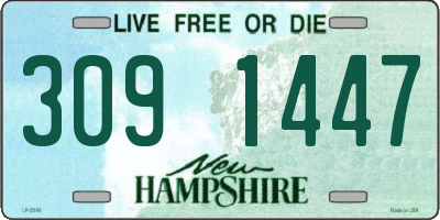 NH license plate 3091447