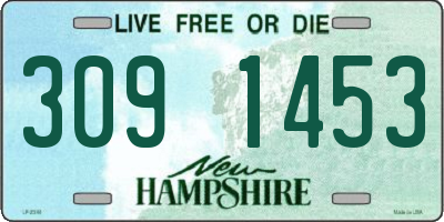 NH license plate 3091453