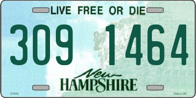 NH license plate 3091464