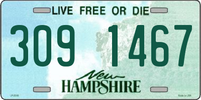 NH license plate 3091467