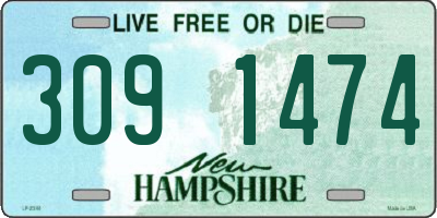NH license plate 3091474