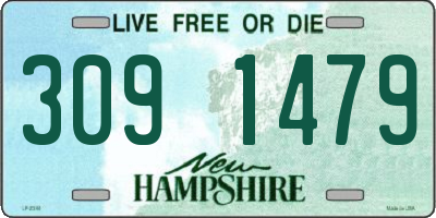 NH license plate 3091479