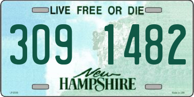 NH license plate 3091482