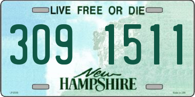 NH license plate 3091511