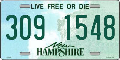 NH license plate 3091548