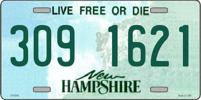 NH license plate 3091621