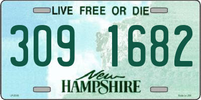 NH license plate 3091682