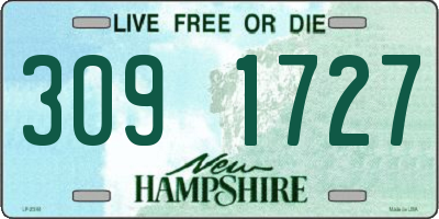 NH license plate 3091727