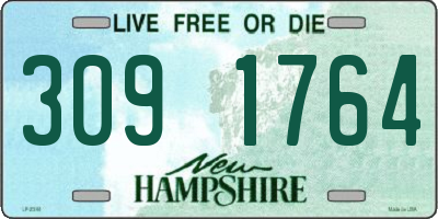 NH license plate 3091764