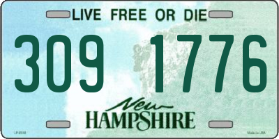 NH license plate 3091776