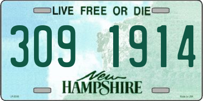 NH license plate 3091914