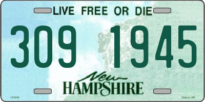 NH license plate 3091945