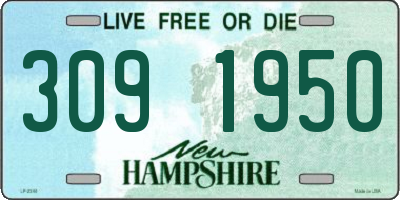 NH license plate 3091950