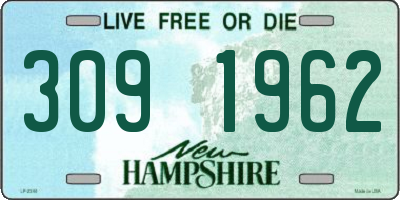 NH license plate 3091962