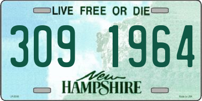 NH license plate 3091964